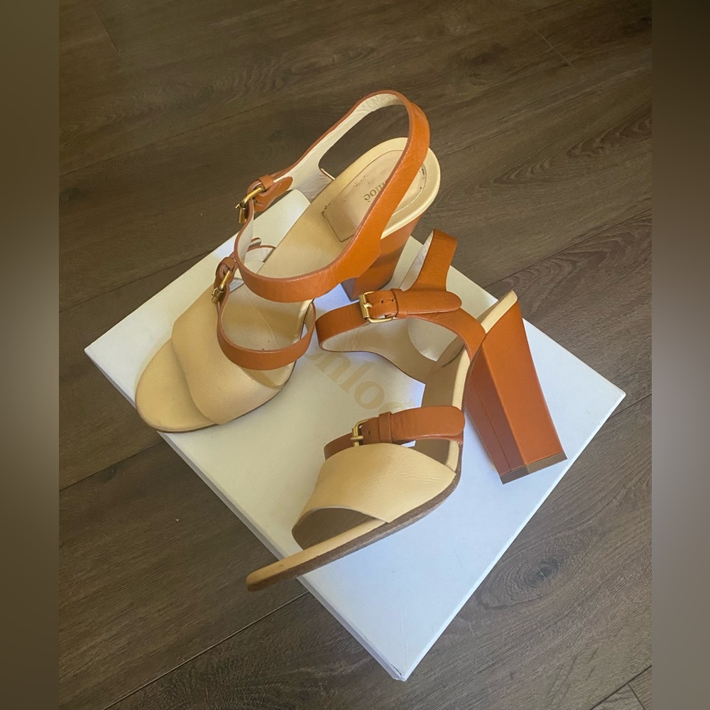 Chloe Block Heel Sandals